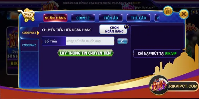 Nạp tiền Rikvip giao dịch 0đ siêu nhanh Nạp tiền Rikvip giao dịch 0đ siêu nhanh